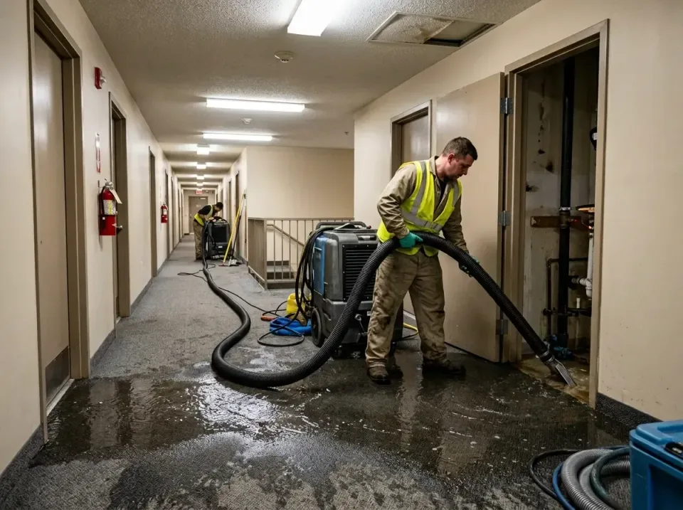 multi-unit-apartment-hallway-f-005 — frequently asked questions, Emergency Burst Pipe Water Extraction & Removal in Morongo…